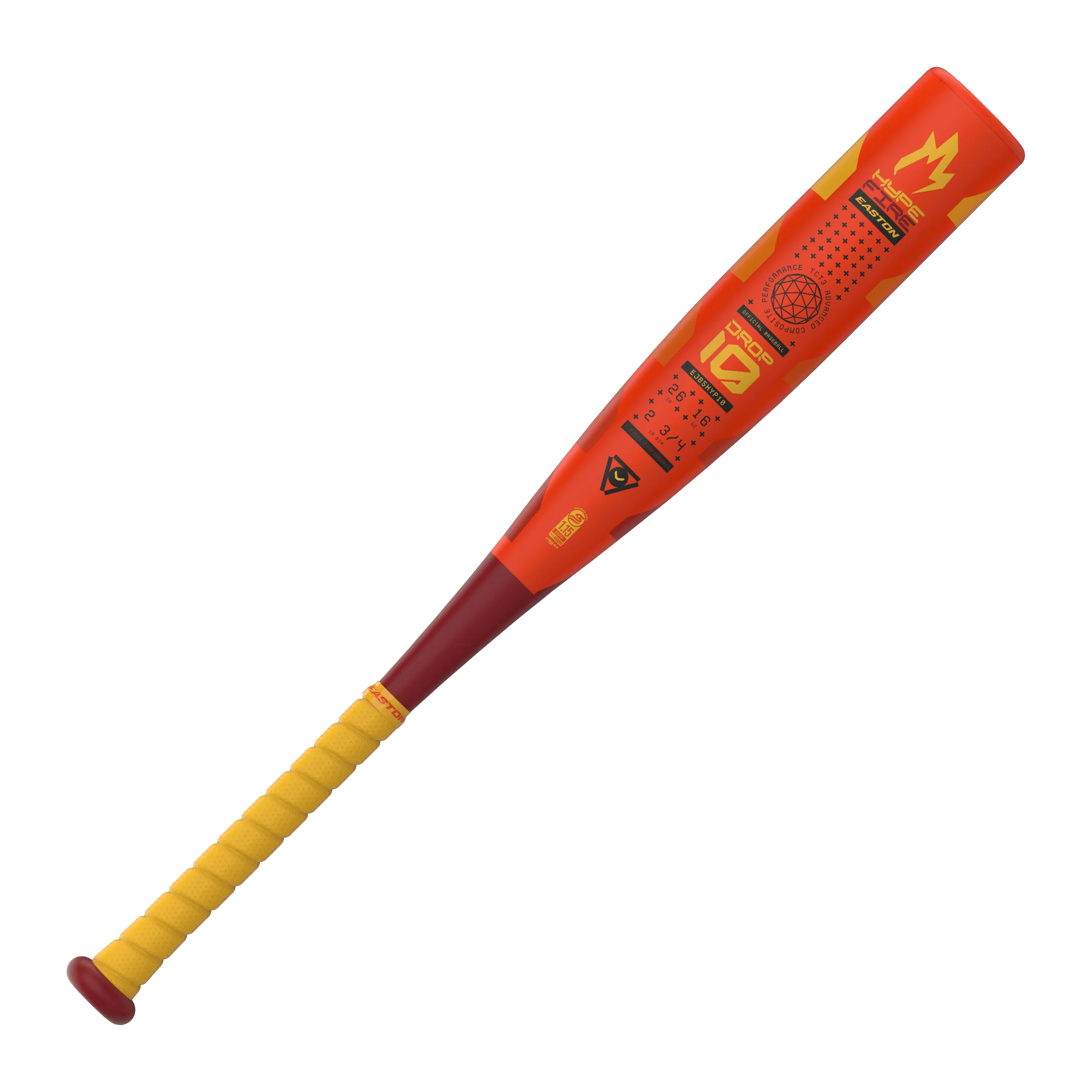 2025 Easton Hype Fire -10 Junior Big Barrel USSSA Baseball Bat - EJB5HYP10