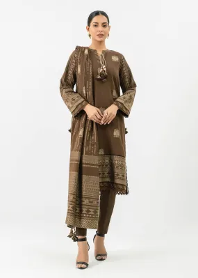 3 Pc Jacquard Suit With Jacquard Dupatta