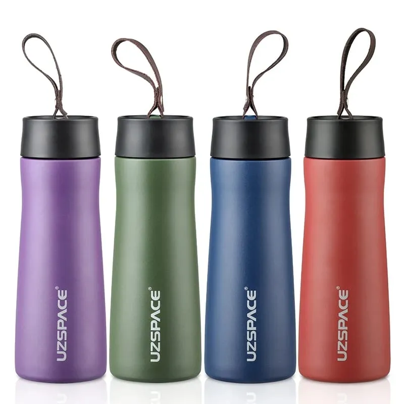 350ML Vacuum Flask Stainless Steel Thermo Bottle With Rope S4789377