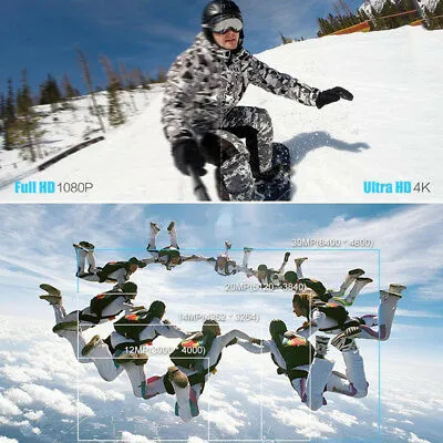 4K Wifi Ultra HD 1080P Sport Action Camera DV Video Waterproof Camcorder with remote