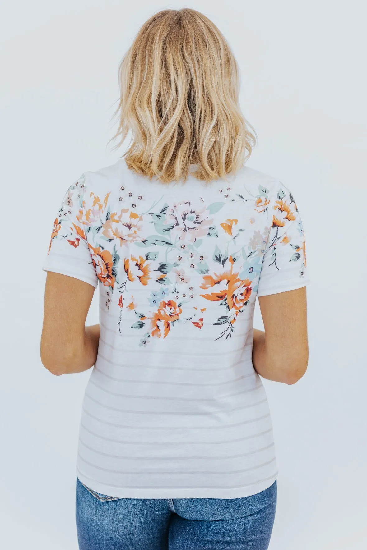 A New Day Tee In White