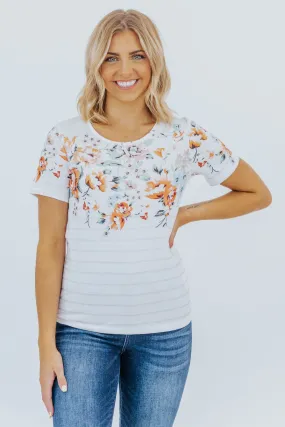 A New Day Tee In White
