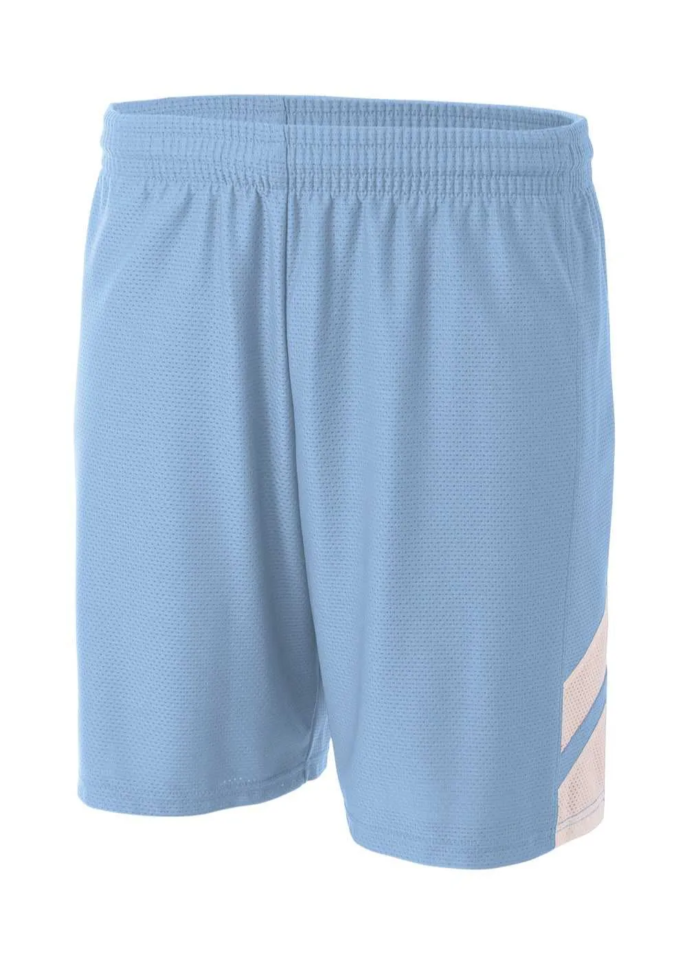 A4 N5178 Fast Break Short - Light Blue White
