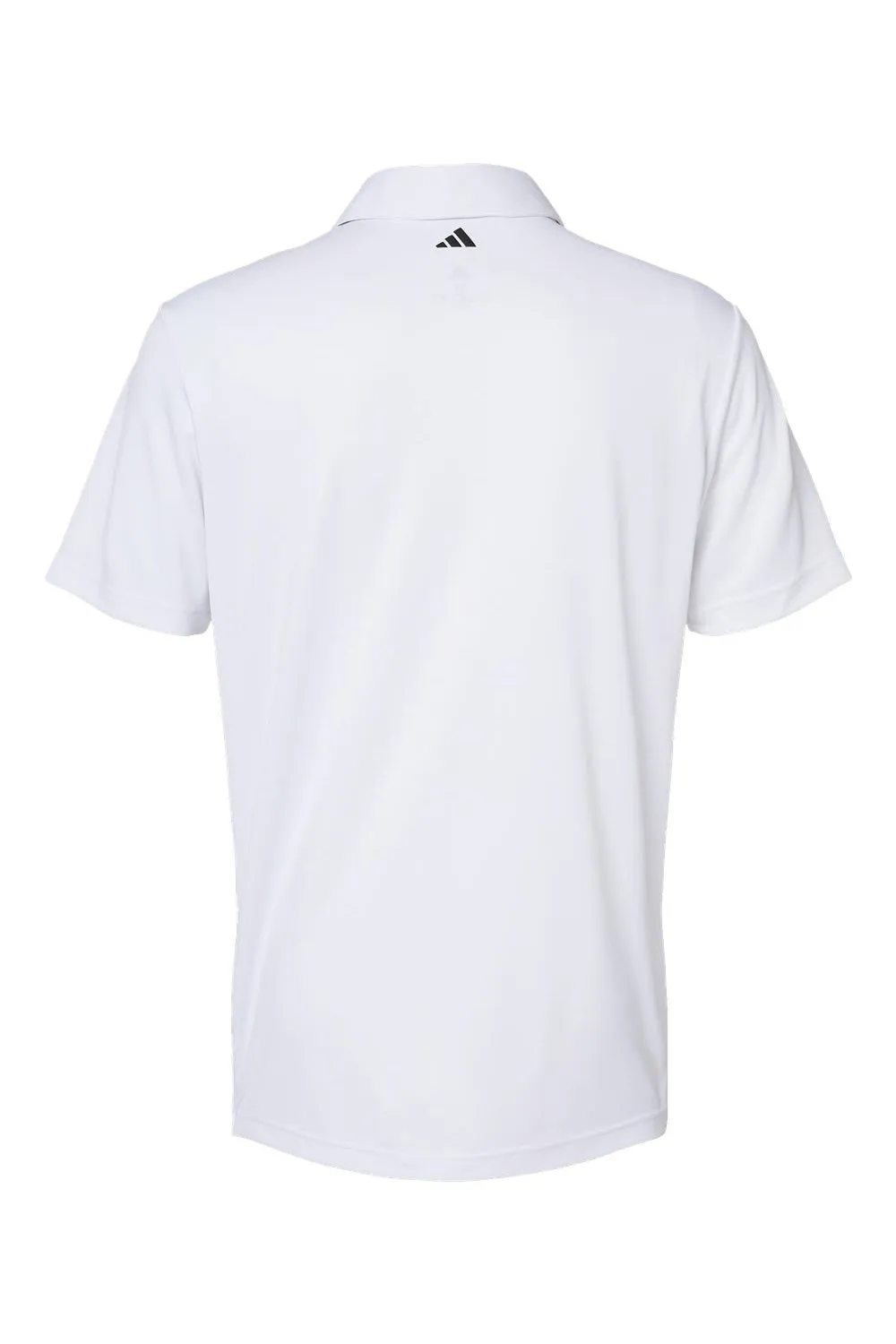 Adidas Mens Floating 3 Stripes UPF 50  Short Sleeve Polo Shirt - White/Black - NEW