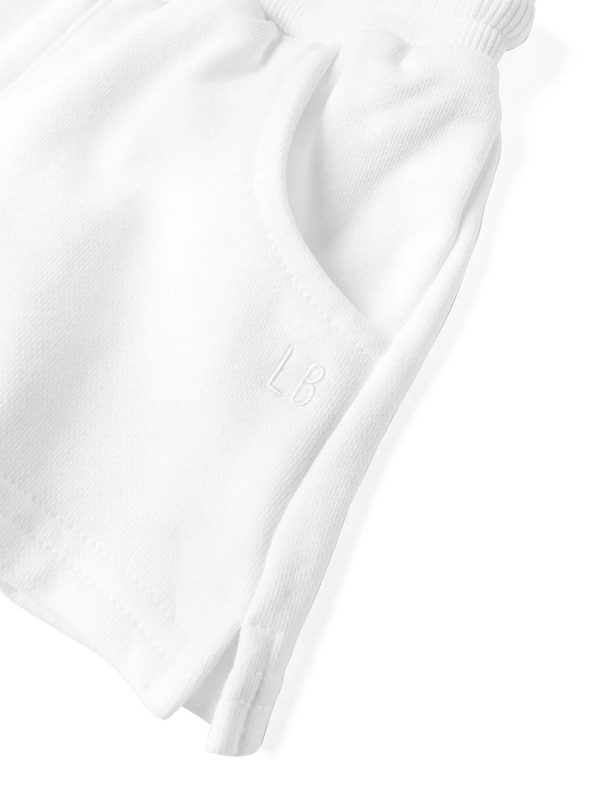 Adult Sweatshort - White