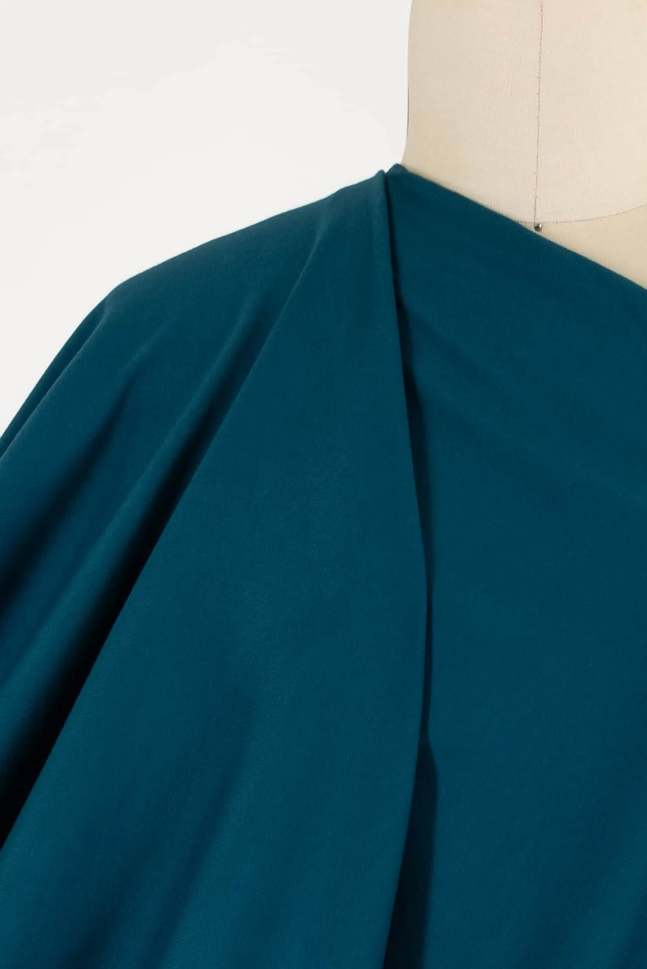 Aegean Blue Teal Cotton/Spandex Knit
