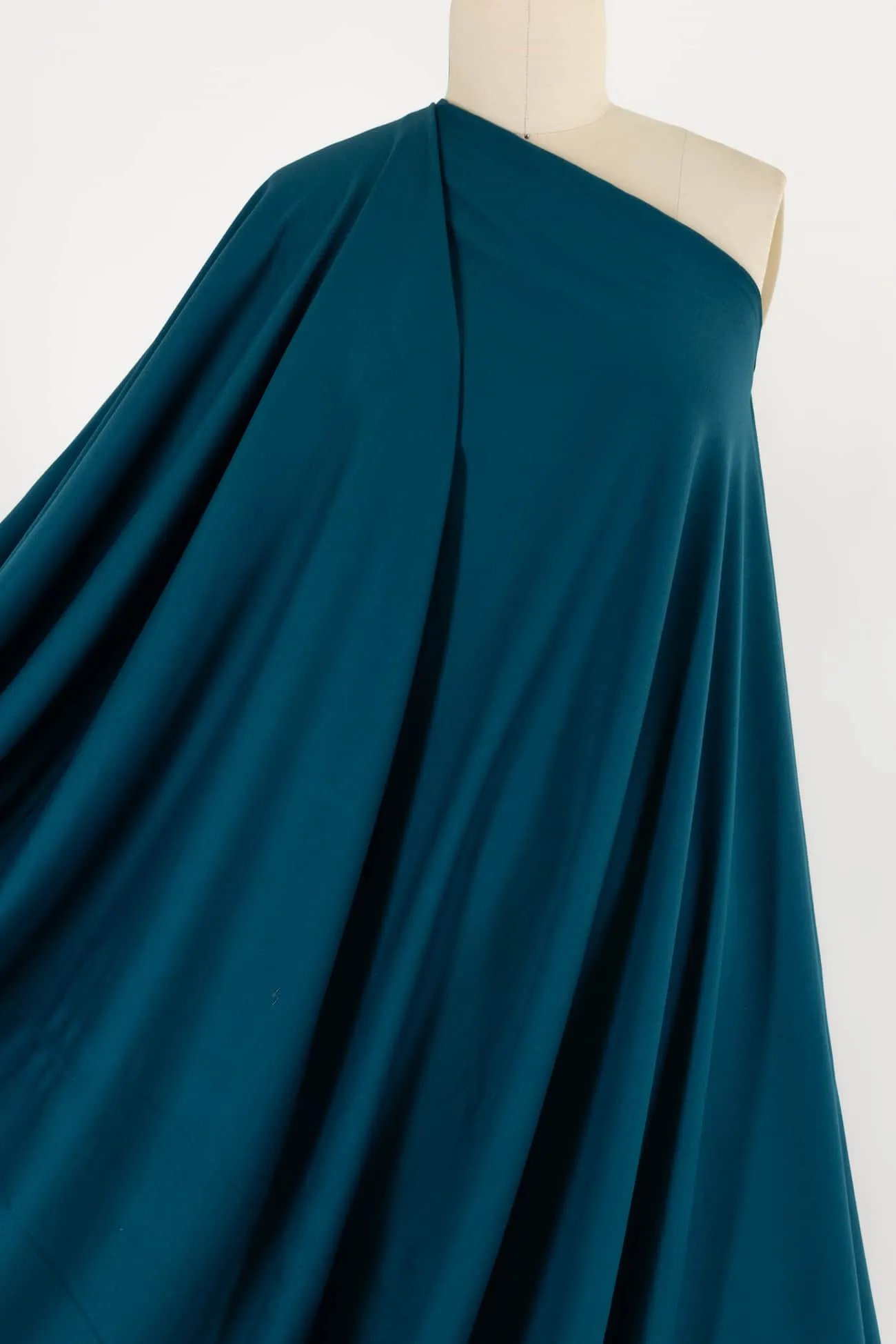 Aegean Blue Teal Cotton/Spandex Knit
