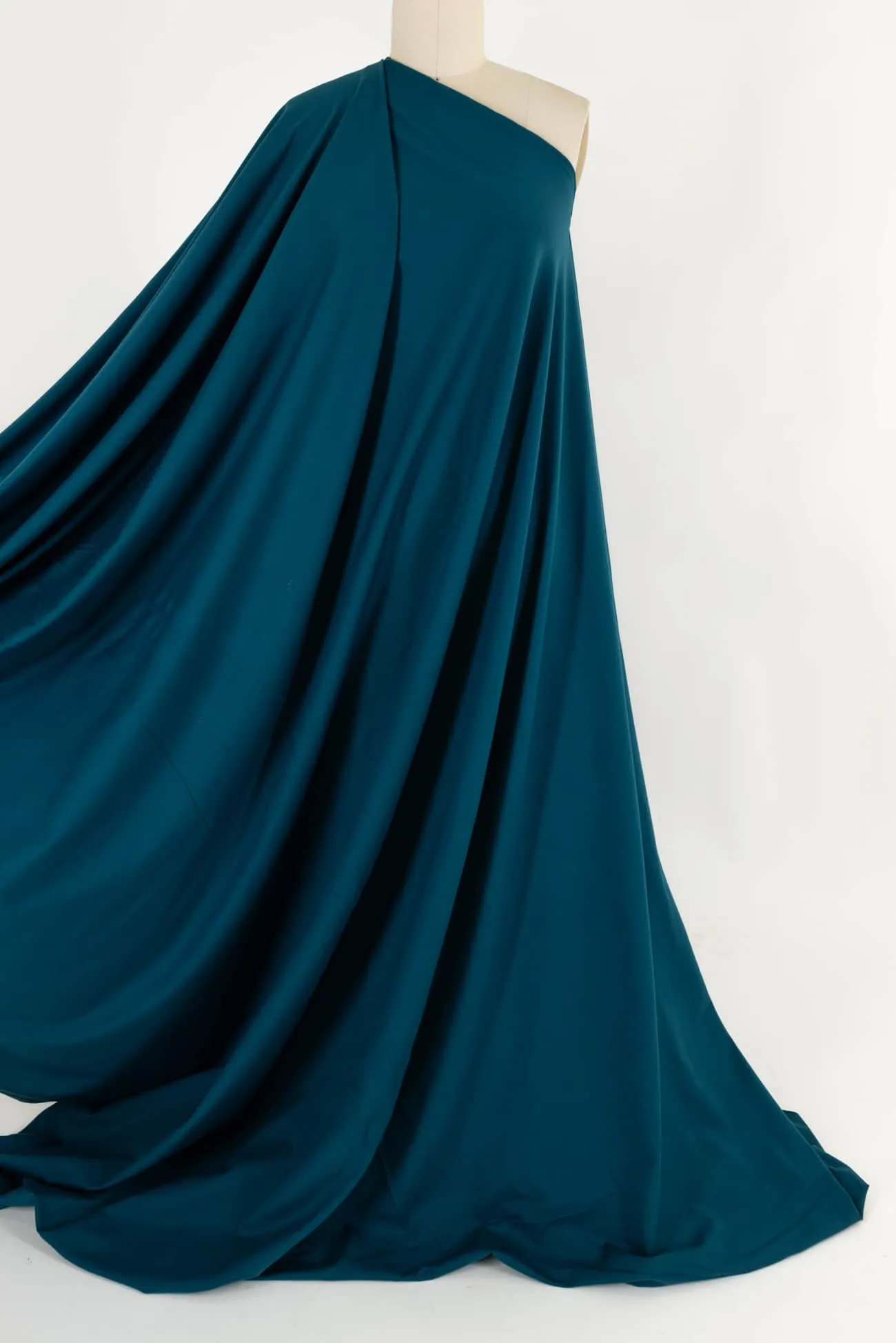 Aegean Blue Teal Cotton/Spandex Knit