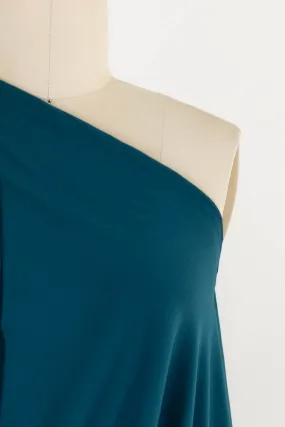 Aegean Blue Teal Cotton/Spandex Knit