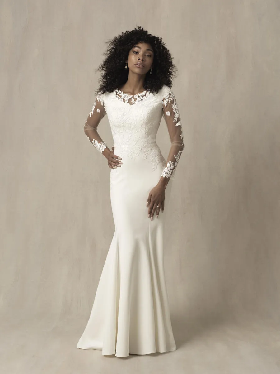 Allure Bridals Modest Dress M673
