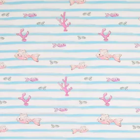 Aquarium Cotton Jersey Fabric