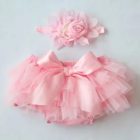 Baby Cotton Chiffon Ruffle Bloomers Cute Baby Diaper Cover Newborn Flower Shorts Toddler Fashion Summer Clothing
