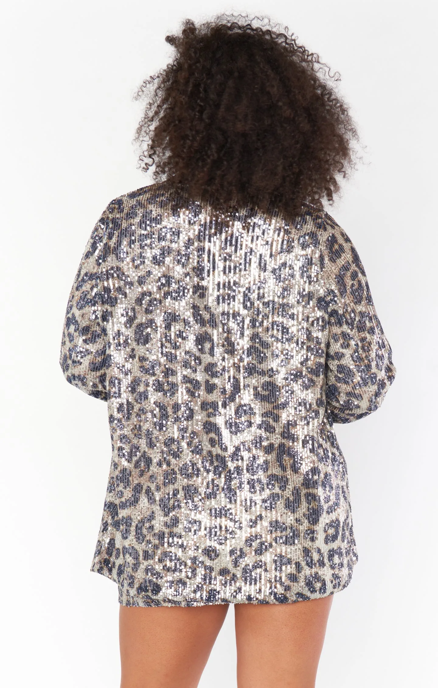 Backstage Blazer ~ Cheetah Sequin