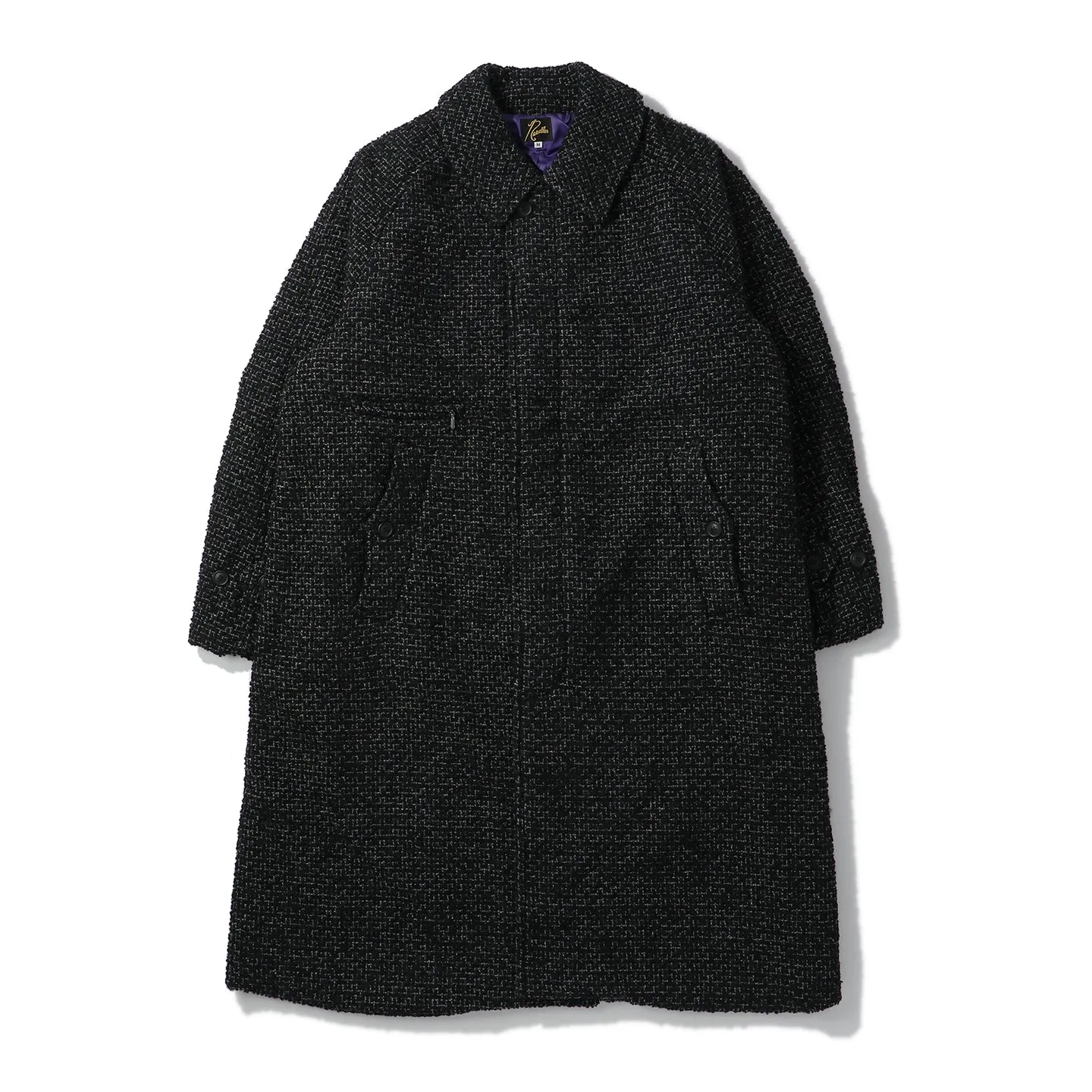 Balcollar Coat - W/PE/R/N Tweed