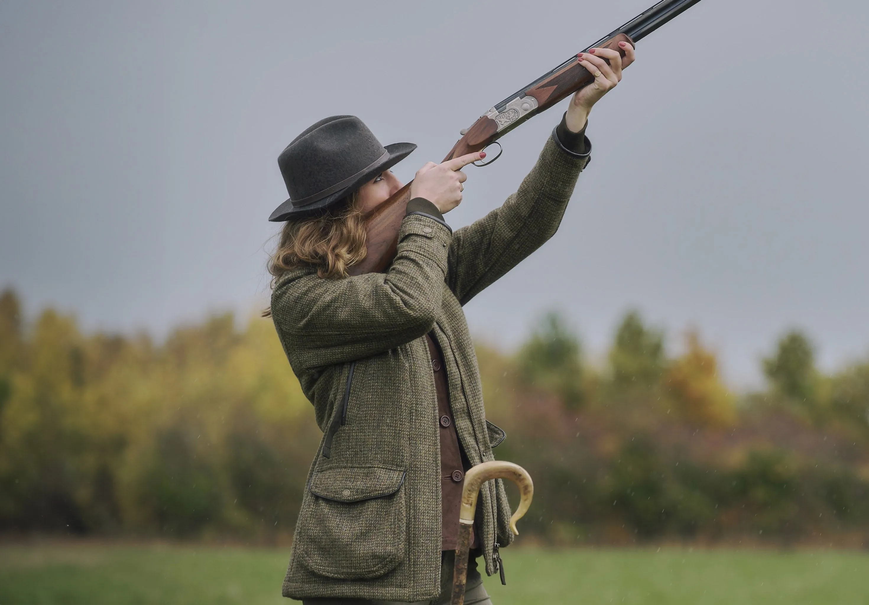 Ballynahinch Tweed Shooting Jacket - Heath