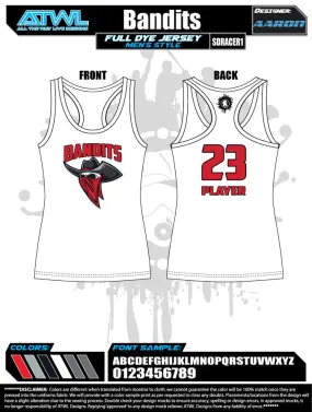 Bandits 11U Women's Sub Dye Jerseys
