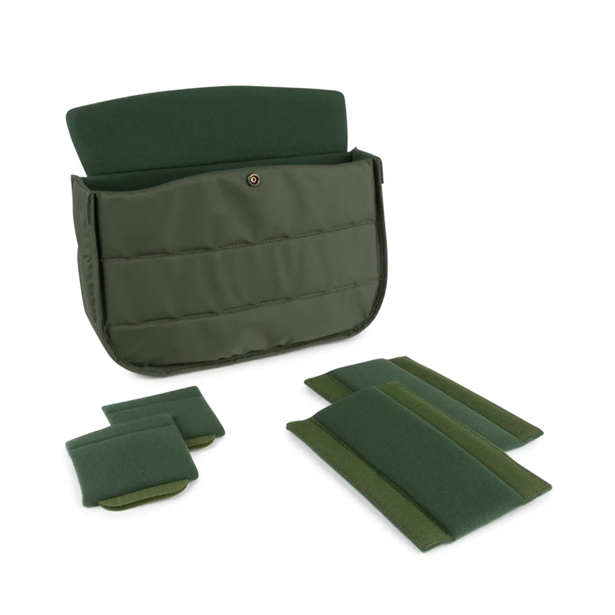 Billingham Hadley Pro Shoulder Bag, 6L - Khaki FibreNyte / Chocolate Leather (Olive Lining)