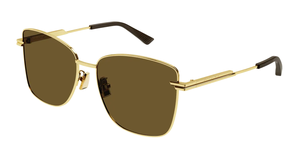 Bottega Veneta Sunglass Woman Gold Brown BV1237S-002