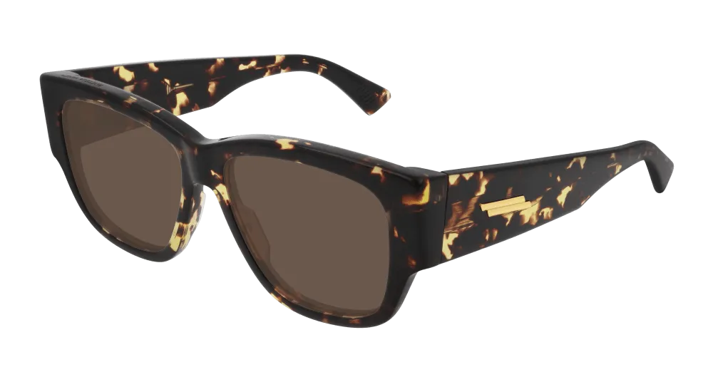 Bottega Veneta Sunglass Woman Havana Brown BV1026S-002
