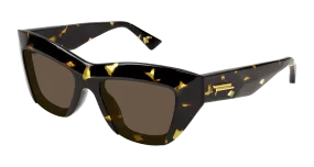 Bottega Veneta Sunglass Woman Havana Brown BV1218S-002