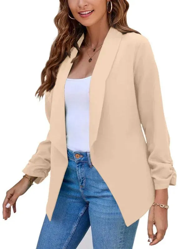Casual Slim Fit V-Neck Women's Blazer