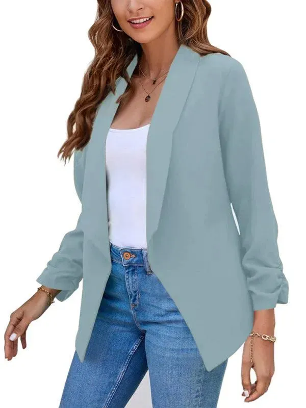 Casual Slim Fit V-Neck Women's Blazer