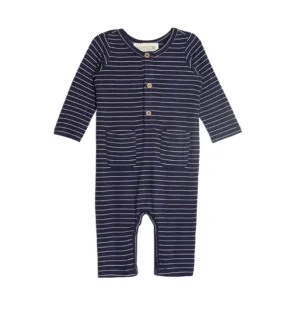 Charlie Rib Romper, Navy