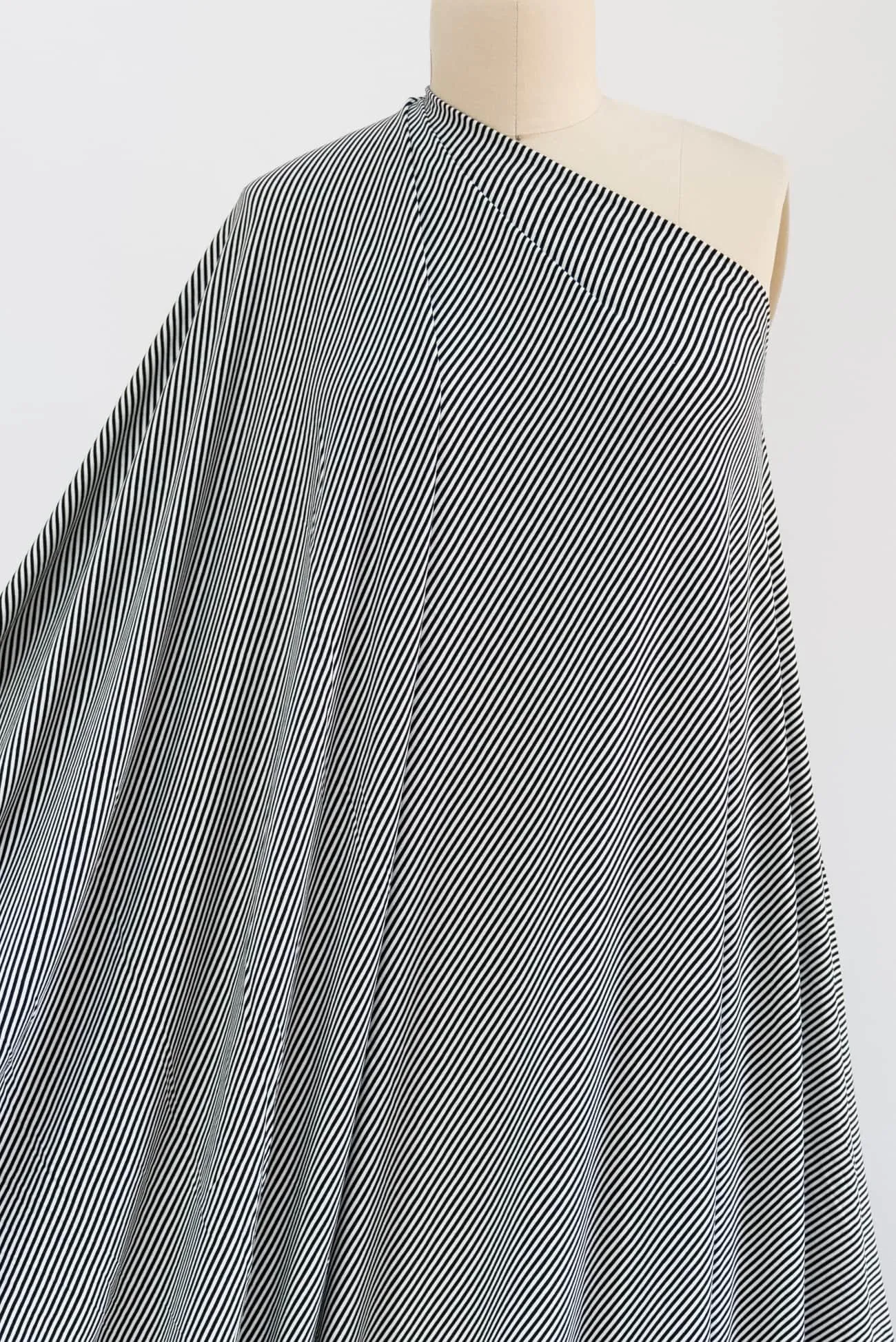 Cliff Stripe Bamboo Rayon/Spandex Knit