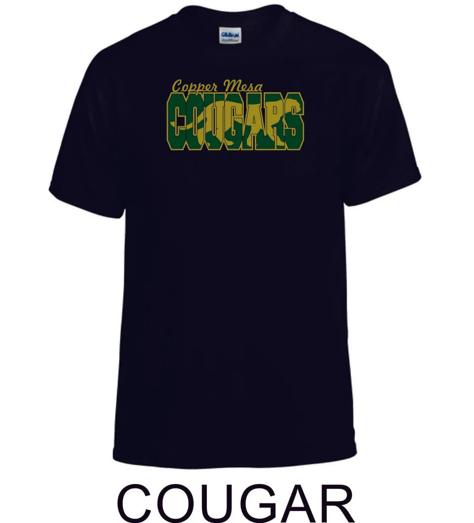 CME Cougar Design Basic Tee- Matte or Glitter