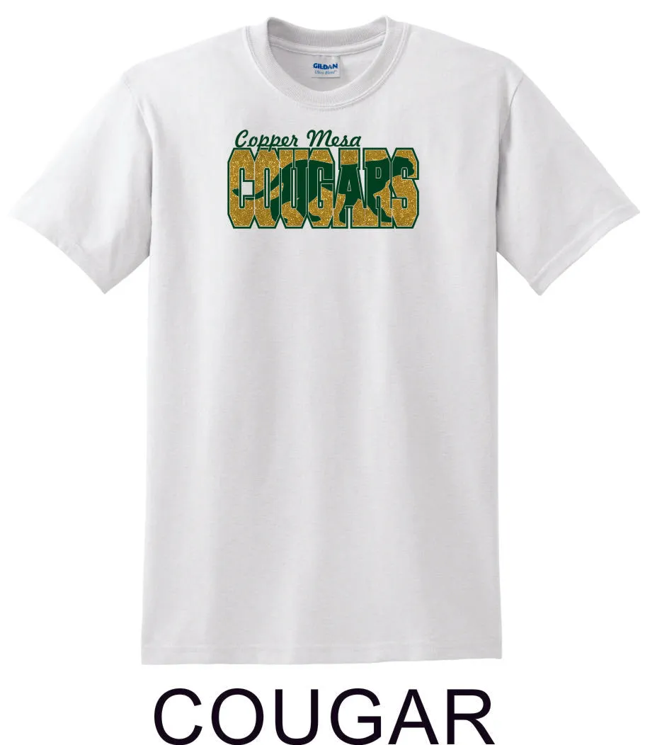 CME Cougar Design Basic Tee- Matte or Glitter