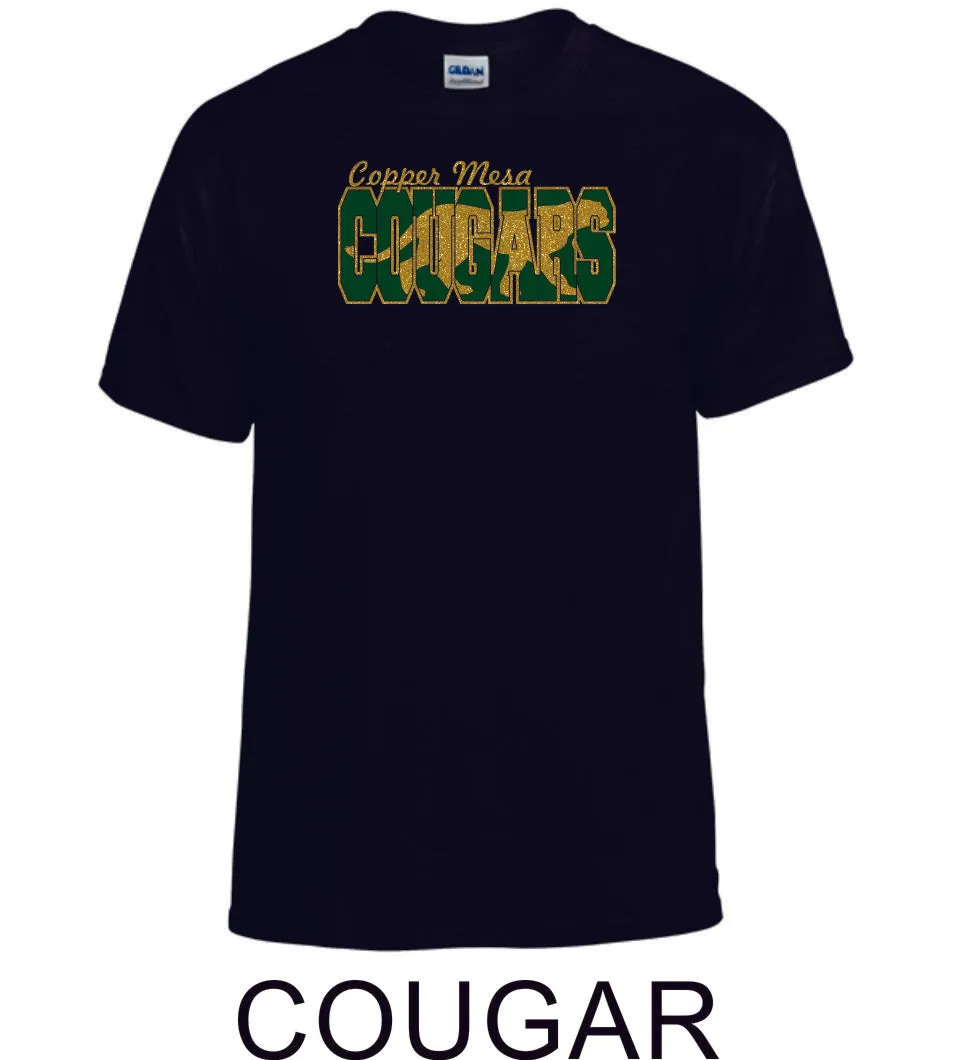 CME Cougar Design Basic Tee- Matte or Glitter
