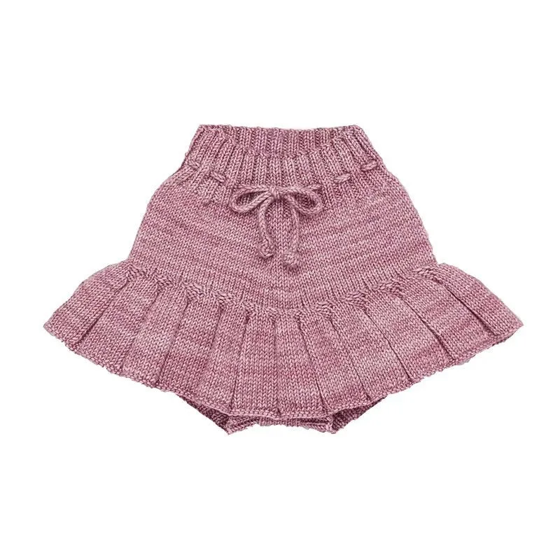 Cozy Pom Pom Knit Jumper and Skort Set