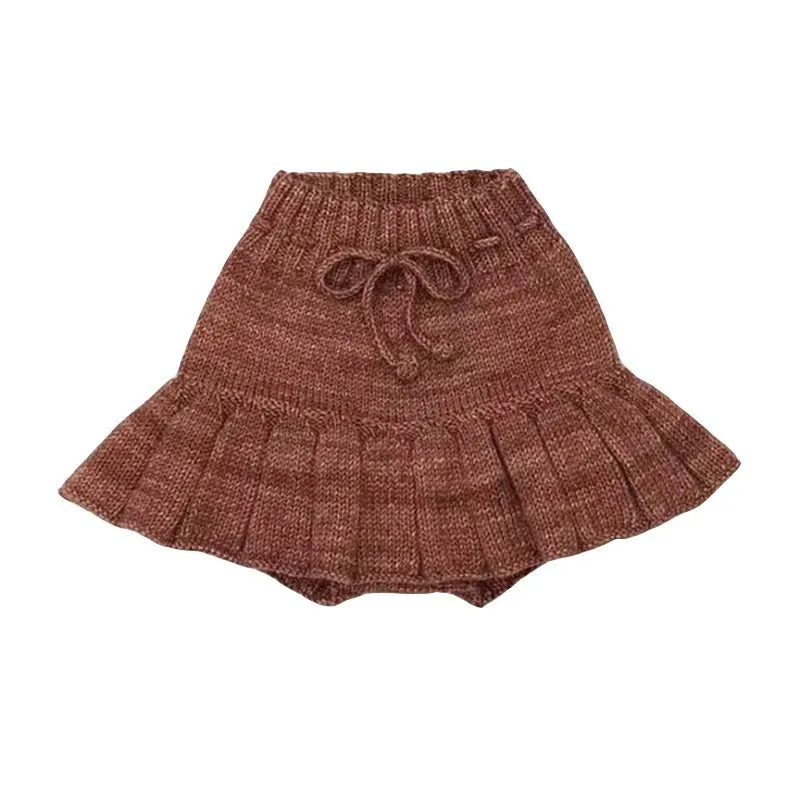 Cozy Pom Pom Knit Jumper and Skort Set