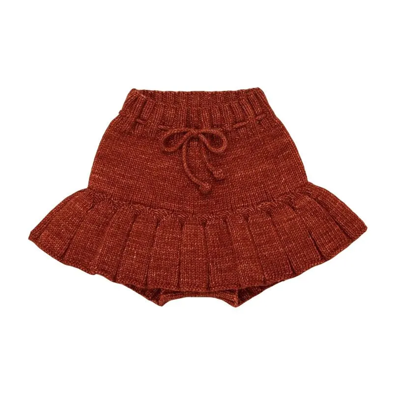 Cozy Pom Pom Knit Jumper and Skort Set