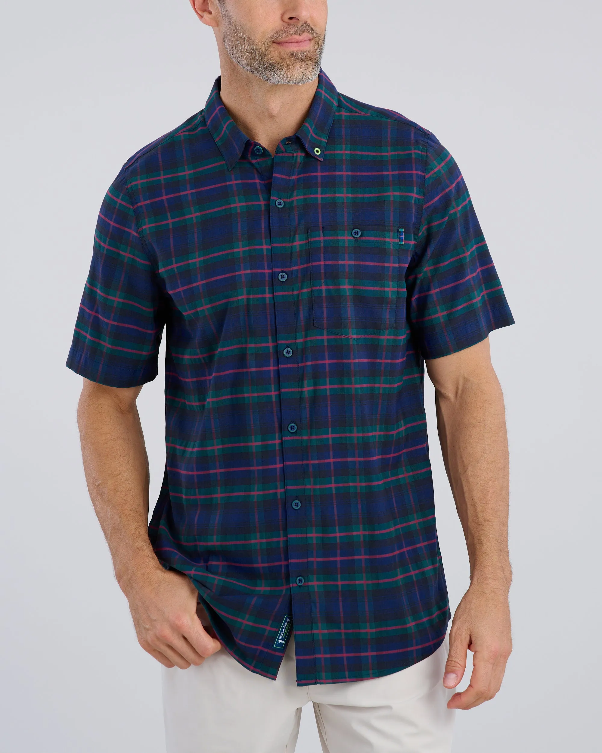 Dark Tartan Men's Button Down