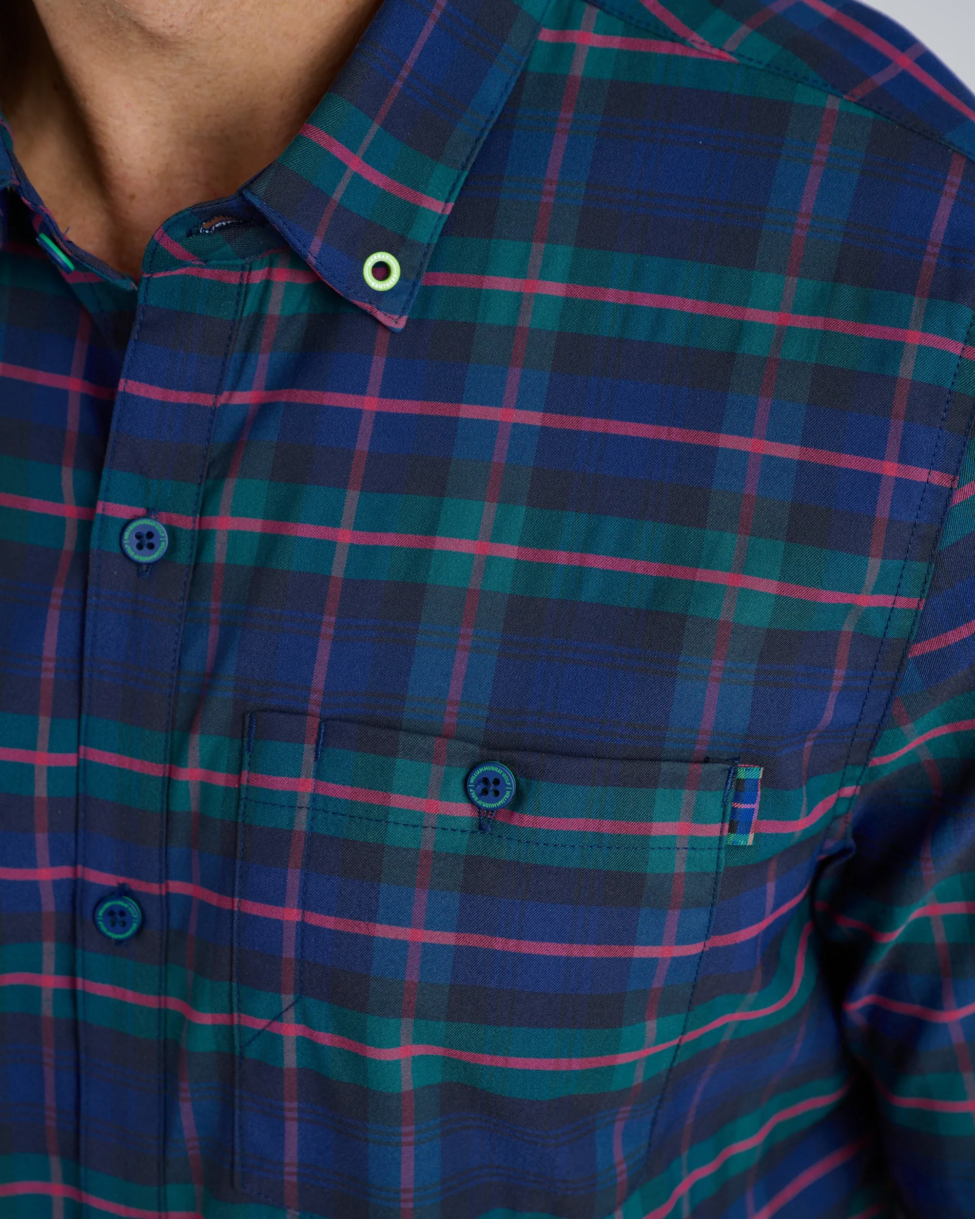 Dark Tartan Men's Button Down