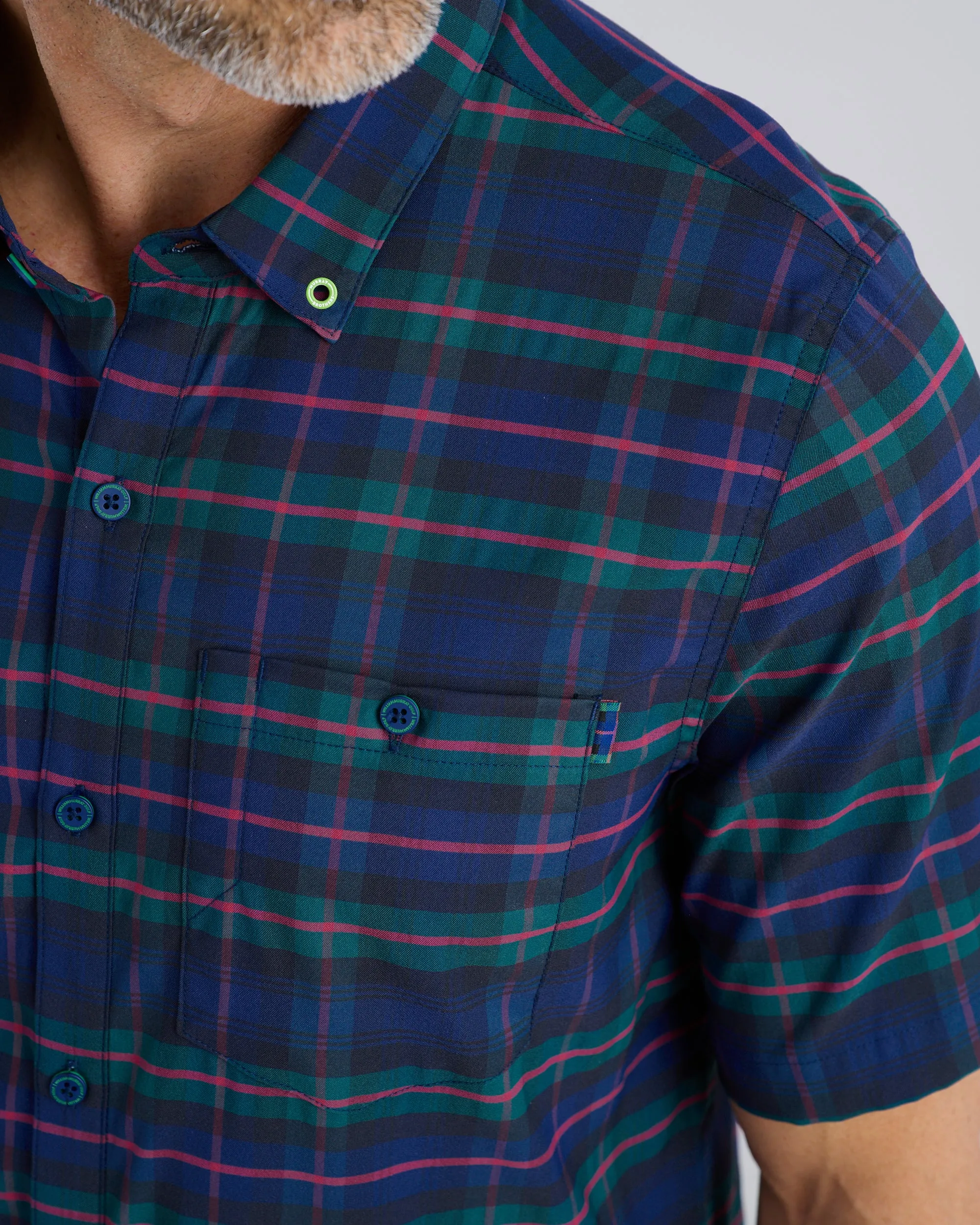 Dark Tartan Men's Button Down