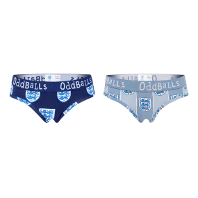 England FA Classic & Away Bundle - Ladies Briefs 2 Pack Bundle