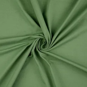 Essential Chic Avocado Green Plain Cotton Jersey Fabric