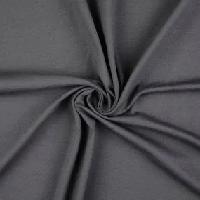 Essential Chic Charcoal Cotton Jersey Fabric