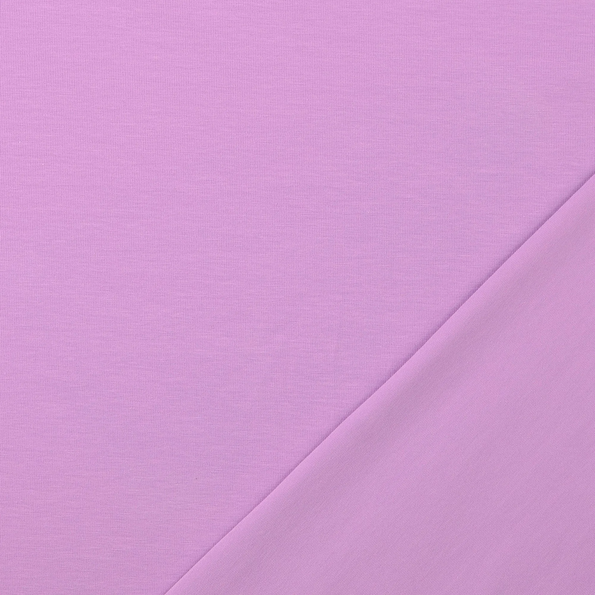 Essential Chic Lilac Plain Cotton Jersey Fabric