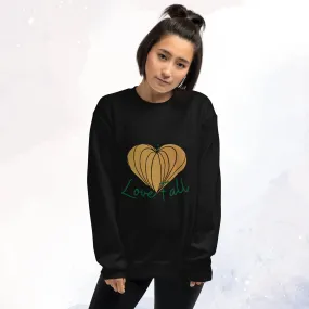 Fall Love Pumpkin Heart Unisex Sweatshirt