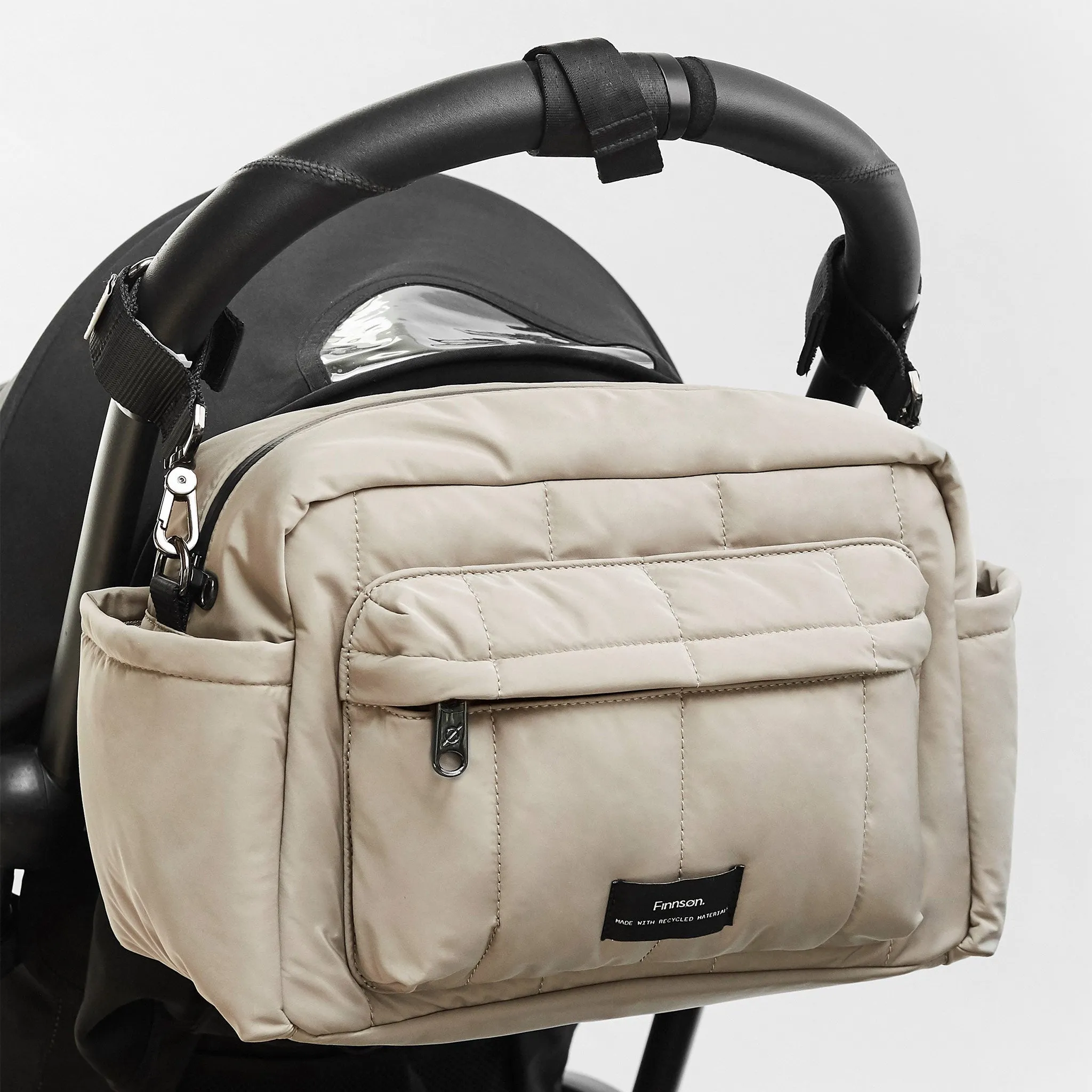 Finnson Freya Eco Stroller Organiser - Taupe