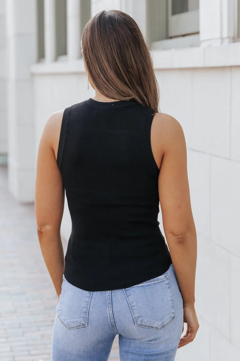 Fitted Ribbed Tank Top - FINAL SALE