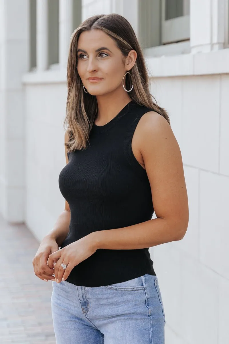 Fitted Ribbed Tank Top - FINAL SALE