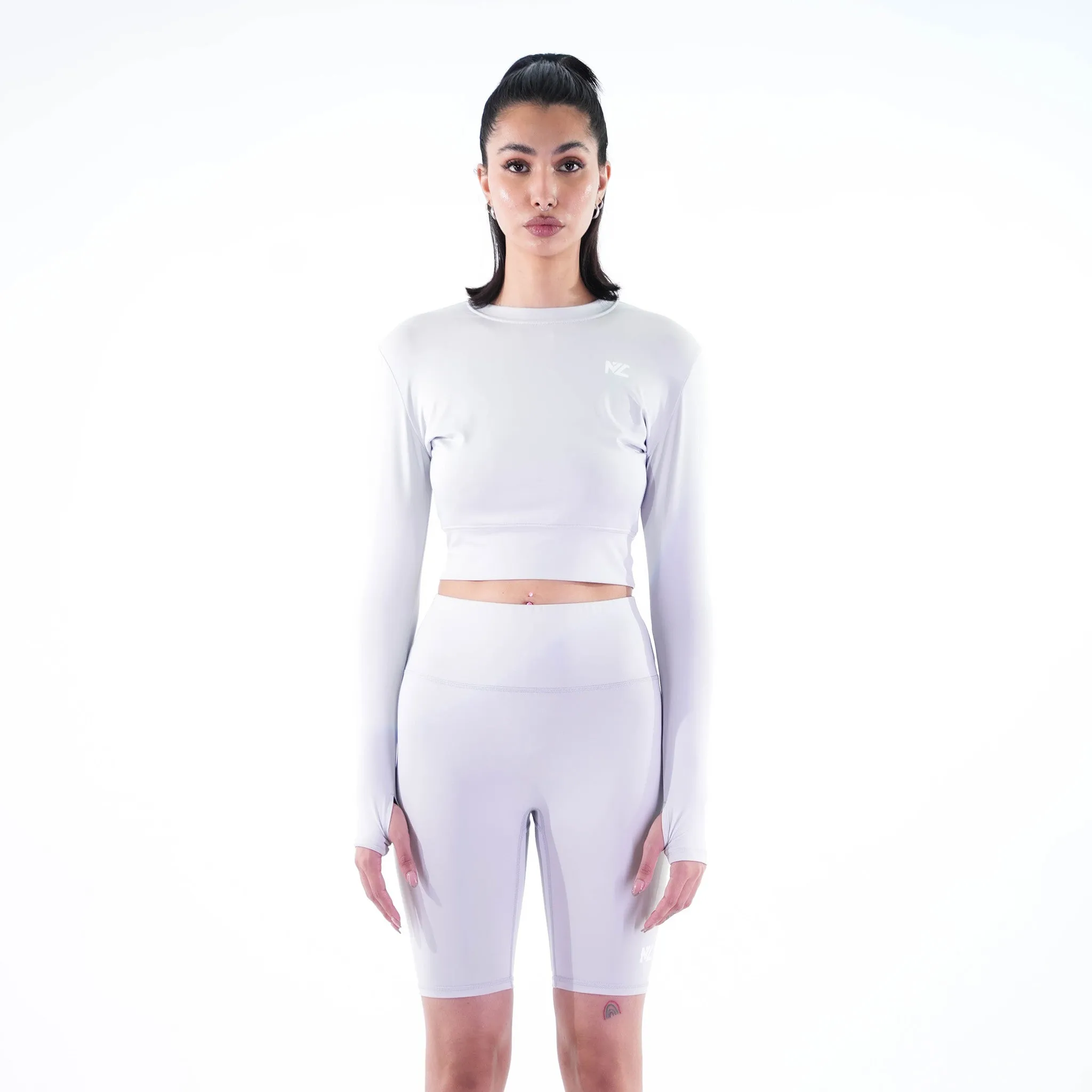 Flex Fuse Crop Set   Biker Shorts Micro Chip