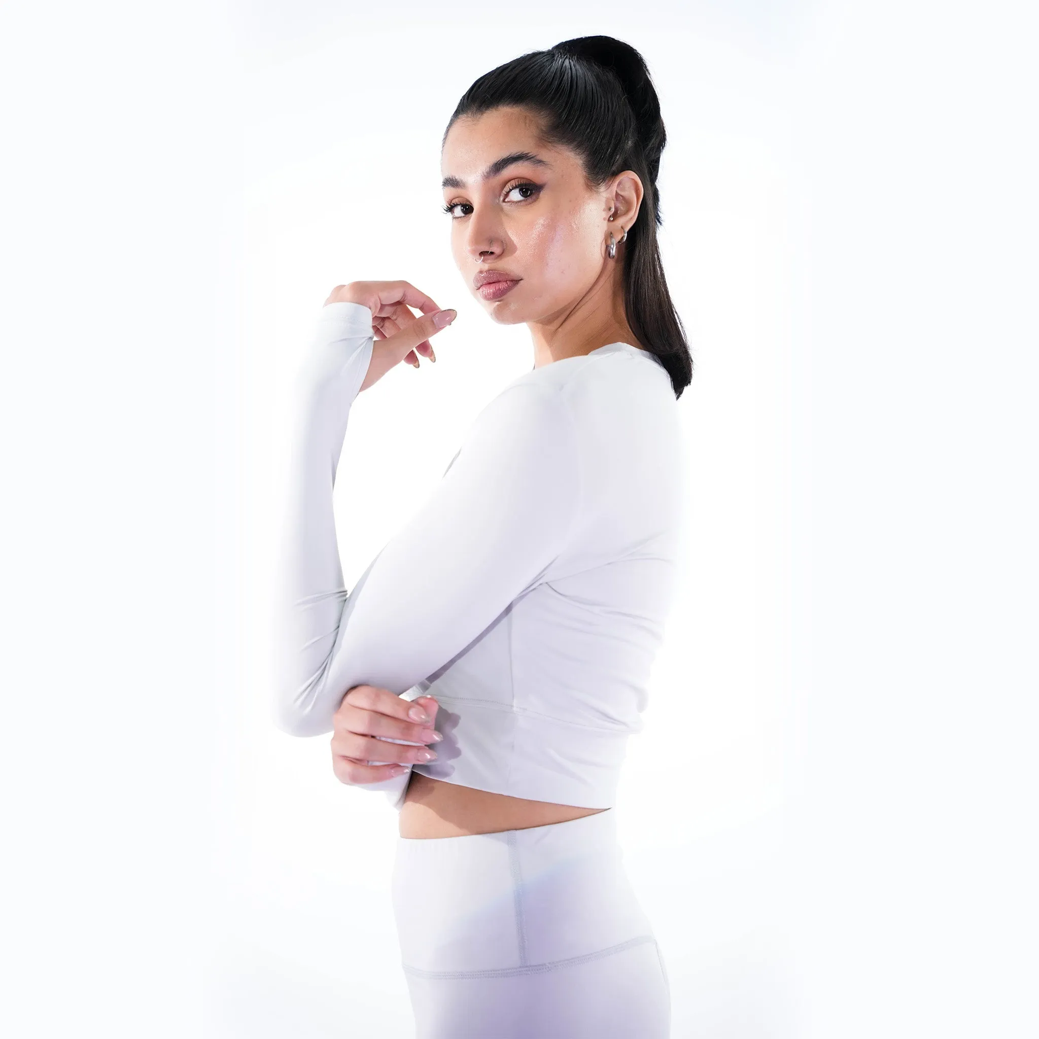 Flex Fuse Crop Set   Biker Shorts Micro Chip