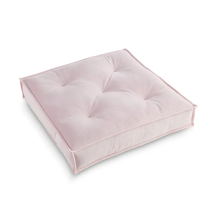 Galnor Square Velvet Floor Pillow Cover & Insert