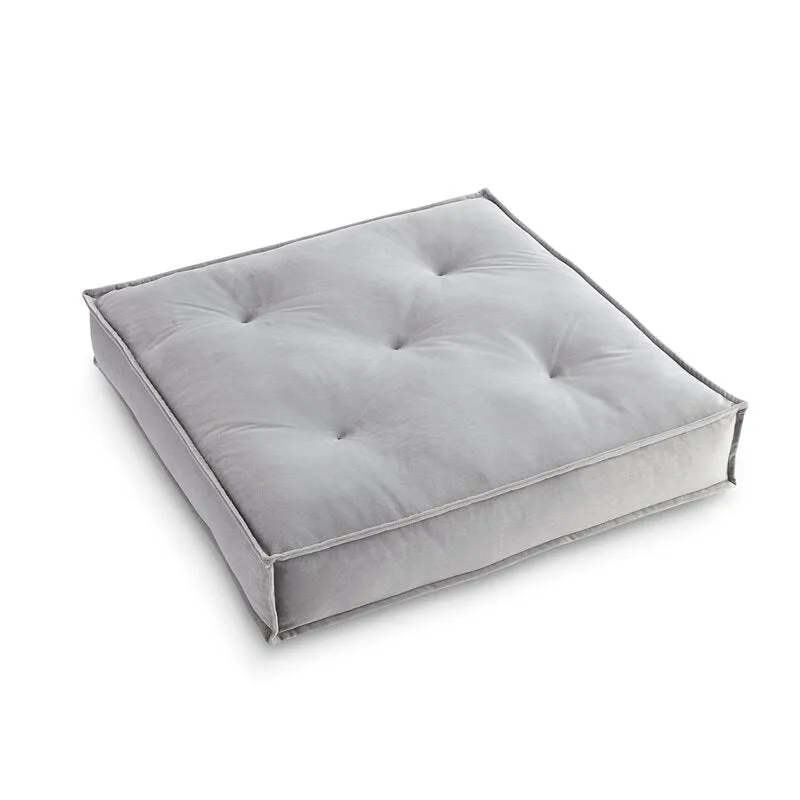 Galnor Square Velvet Floor Pillow Cover & Insert