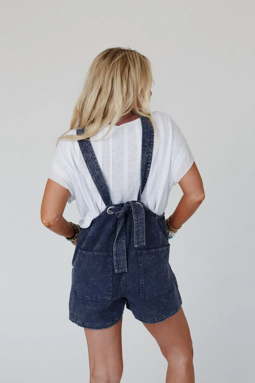 Garden Shade Romper - Navy